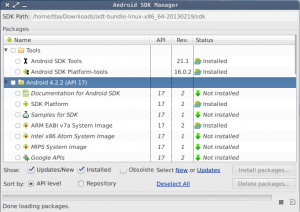 Android SDK Manager